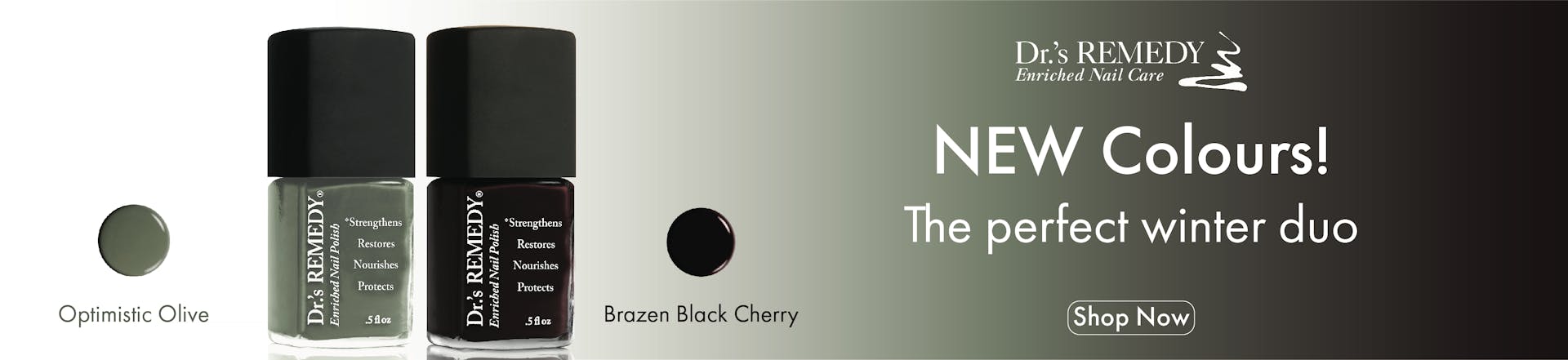 Olive and Black Cherry- New Remedy Colours