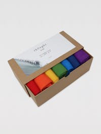 Thought Baby Rainbow Bamboo Organic Cotton Sock Gift Box