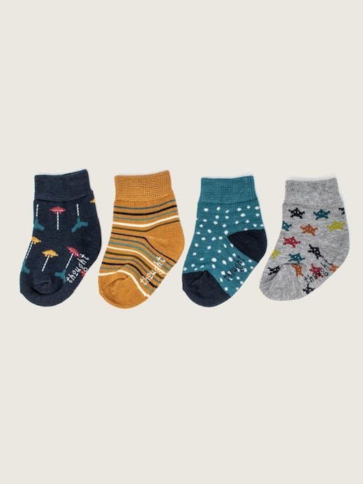 Thought Retro Arcade Baby Socks Gift Box