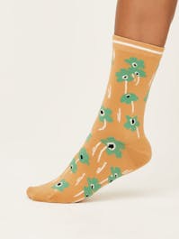 Thought Women's Summer Poppies Socks UK 4-7