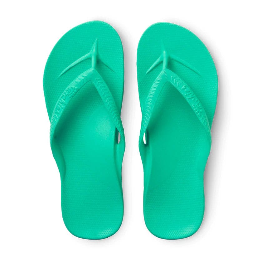 Archies Arch Support Flip Flops in Mint