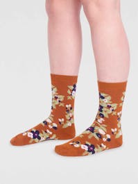 Thought Arya Bamboo Floral Socks UK 4-7