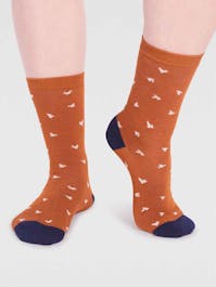 Thought Wren Bamboo Bird Socks UK 4-7