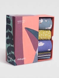 Thought Daniela Bamboo Duck Sock Box UK 4-7