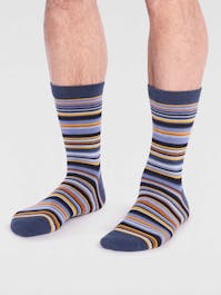 Thought Matias Stripe Bamboo Socks UK 7-11