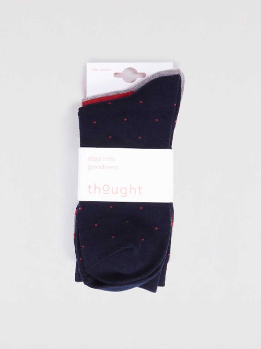 Thought Dane Pattern Bamboo Sock Pack UK 7-11