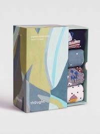 Thought Afternoon Tea Bamboo Sock Box UK 4-7