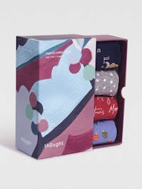 Thought Carole Christmas Sock Box UK 4-7