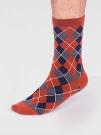 Thought Men's Ivan Gots Check Socks UK 7-11