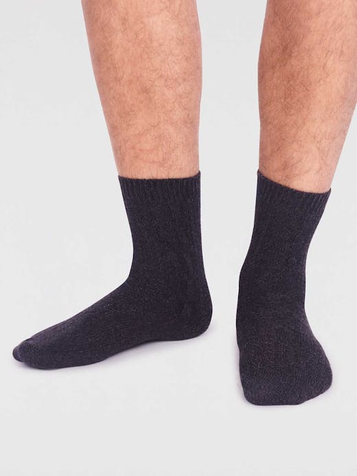 Thought Men's Hendrix Gots Rib Socks UK 7-11