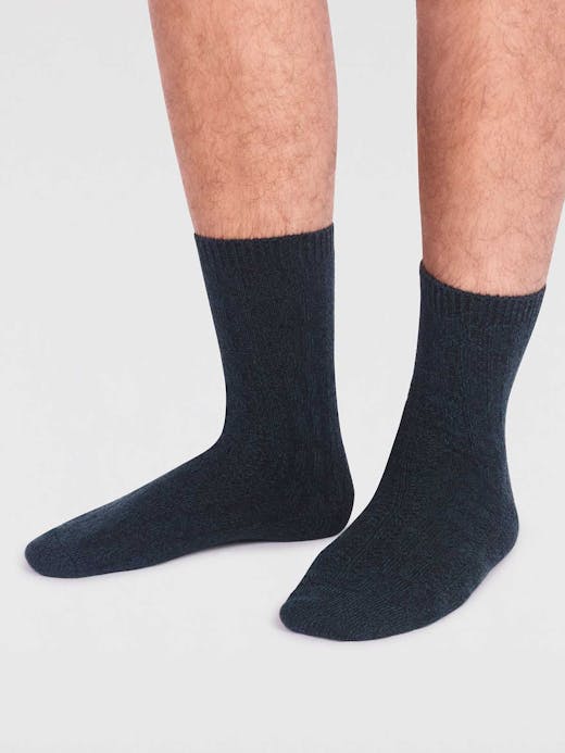 Thought Men's Hendrix Gots Rib Socks UK 7-11