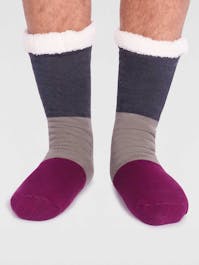 Thought Men's Organic Cotton Cabin Socks UK 7-11