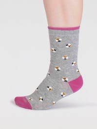 Thought Women's Cece GOTS Organic Cotton Bug Socks 4-7