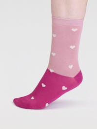 Thought Women's Haddie Bamboo Love Heart Socks 4-7