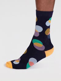 Thought Men's Laurent GOTS Organic Cotton Circle Socks 7-11