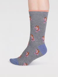 Thought Women's Imena Bamboo Animal Socks UK 4-7