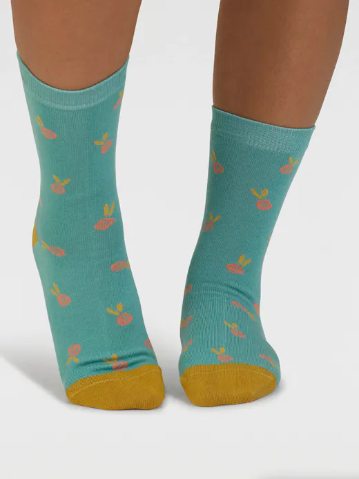 Thought Women's Mapel Floral Bamboo Socks UK 4-7