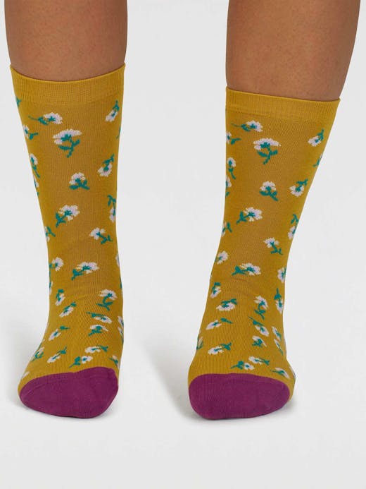 Thought Women's Mapel Floral Bamboo Socks UK 4-7