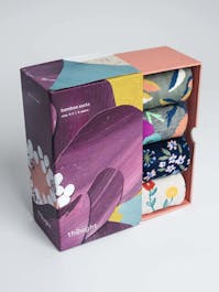 Thought Women's Flavia Floral Sock Box UK 4-7