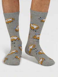 Thought Women's Tayler Pop Art Organic Cotton Socks UK 7-11