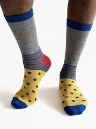 Thought Men's Conall Spot Bamboo Socks UK 7-11