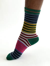 Thought Men's Reid Stripe Bamboo Socks UK 7-11