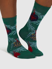 Thought Women's Jemila Christmas Organic Cotton Socks UK 4-7