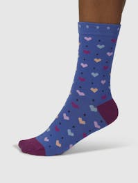 Thought Women's Tyas Heart Organic Cotton Socks UK 4-7