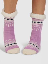 Thought Women's Fair Isle Cabin Socks UK 4-7