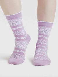 Thought Fraya Floral Stripe Socks UK 4-7
