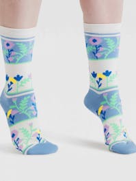Thought Fraya Floral Garden Socks UK 4-7