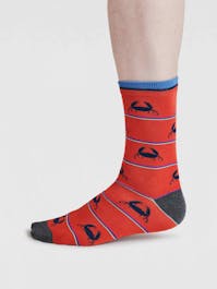 Thought Men's Brewer Crab Bamboo Socks UK 7-11