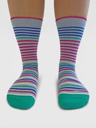 Thought Cleo Stripe Bamboo Socks UK 4-7