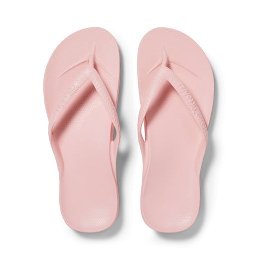 Archies Footwear Pink Arch Support Flip Flops