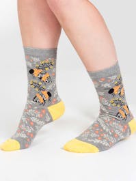 Thought Insect Floral Bamboo Socks UK 4-7