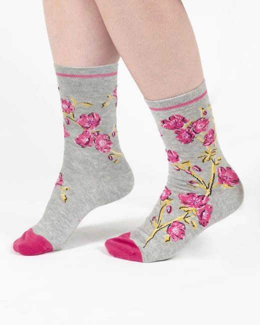 Thought Climbing Floral Bamboo Socks UK 4-7