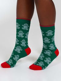 Thought Christmas Gingerbread Bamboo Socks UK 4-7