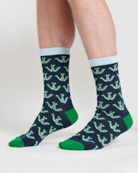 Thought Mens Good Luck Bamboo Gift Box of 3 Socks UK 7-11