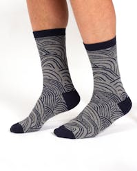 Thought Abstract Bamboo Crew Socks UK 7-11