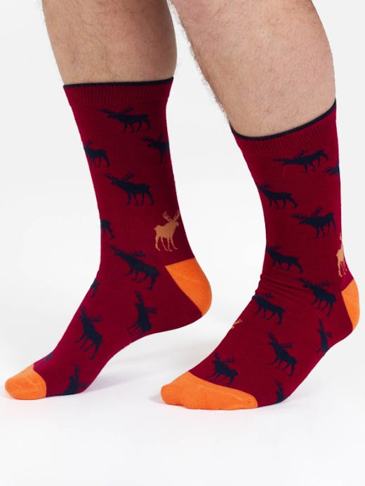 Thought Stag Bamboo Crew Socks UK 7-11