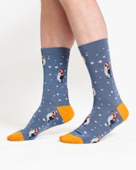 Thought Christmas Animal Bamboo Crew Socks UK 7-11