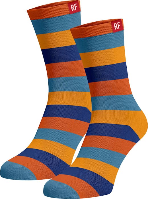 Red Fraktion Stripes Orange & Blue 7-11