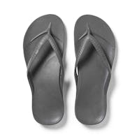 Archies Footwear Charcoal Arch Support Flip Flops