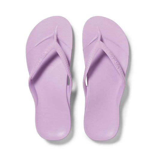Archies Footwear Lilac Arch Support Flip Flops