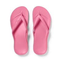 Archies Footwear Hot Pink Arch Support Flip Flops