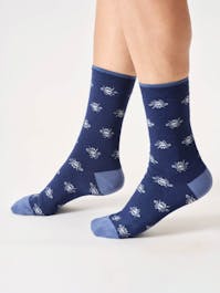 Thought Bee Outline Bamboo Socks UK 4-7
