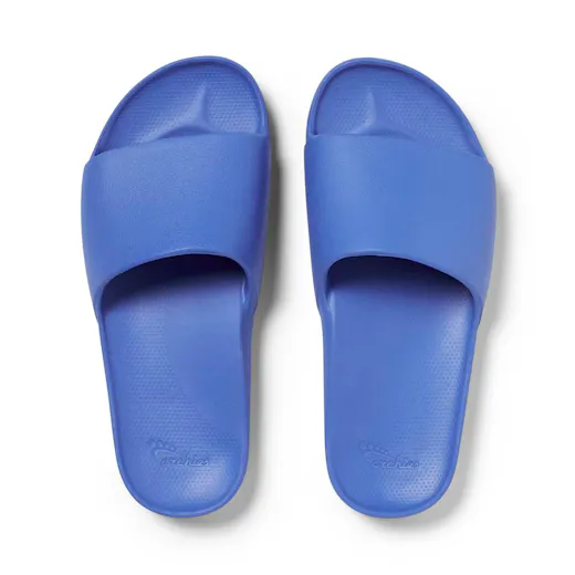 Archies Footwear Royal Blue Arch Support Slides