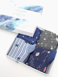 Thought Kids Twinkle Bamboo Kids Night Sky Socks Gift Box